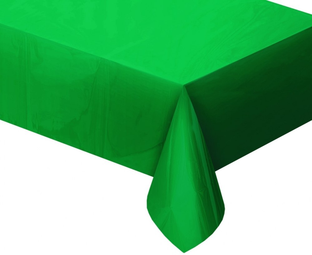 FOIL TABLECLOTH, METALLIC GREEN, 137X183 CM GODAN